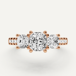 Three Stone Engagement Ring