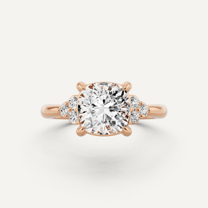 Side Stone Engagement Ring