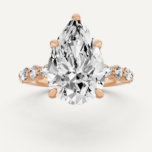 Hidden Halo Engagement Ring