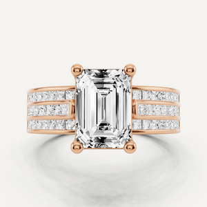Side Stone Engagement Ring