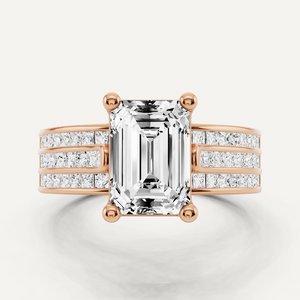 Side Stone Engagement Ring