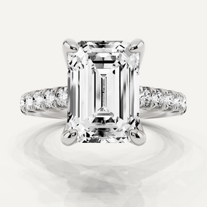 Side Stone Engagement Ring
