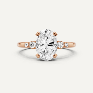 Side Stone Engagement Ring