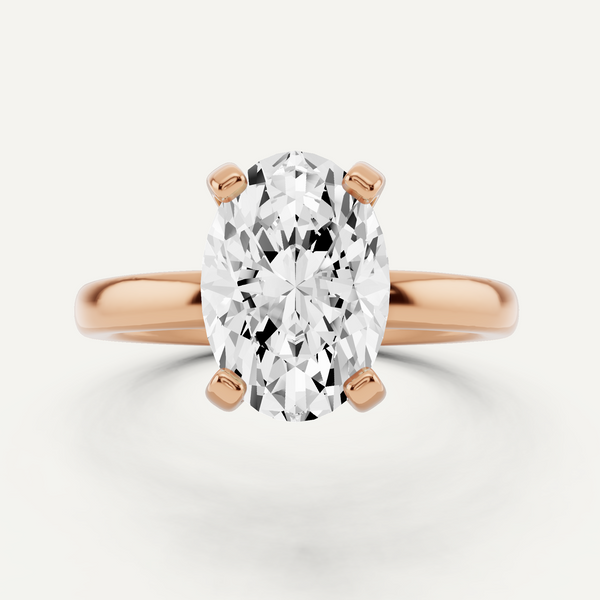 Best Value - 2 ctw Oval Diamond Classic Solitaire Engagement Ring