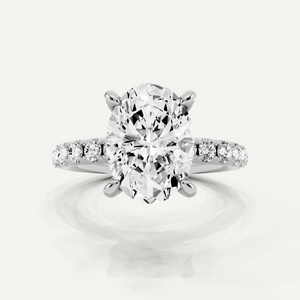 Hidden Halo Engagement Rings