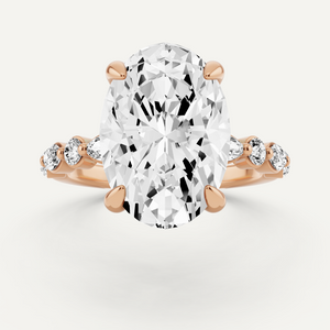 Hidden Halo Engagement Ring