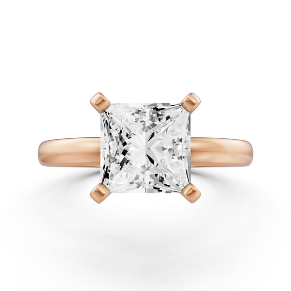 Best Value - 2 ctw Princess Diamond Classic Solitaire Engagement Ring