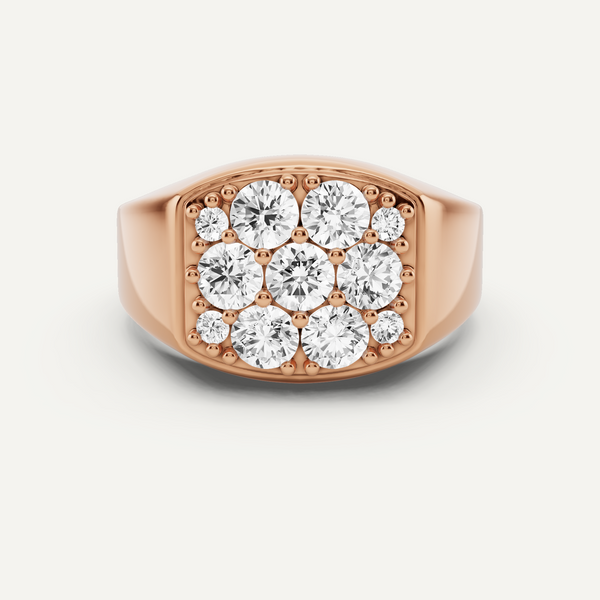 1 1/2 ctw Round Diamond Men's Ring