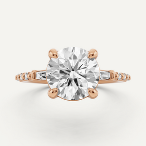 Side Stone Engagement Ring