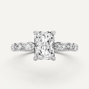 Hidden Halo Engagement Rings