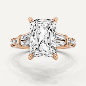Side Stone Engagement Ring