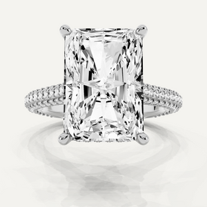 Hidden Halo Engagement Ring