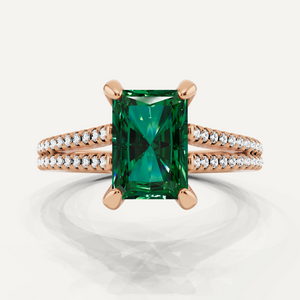Hidden Halo Engagement Ring