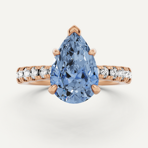 Side Stone Engagement Ring
