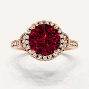 Halo Engagement Ring