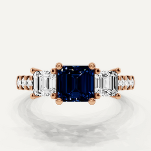 Three Stone Engagement Ring