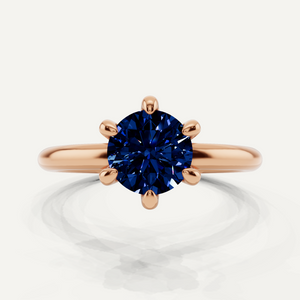 Hidden Halo Engagement Ring
