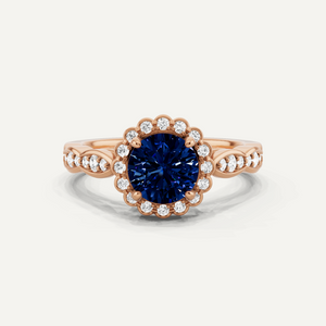 Halo Engagement Ring