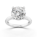 3ct Round Lab Grown Diamond Solitaire Engagement Ring