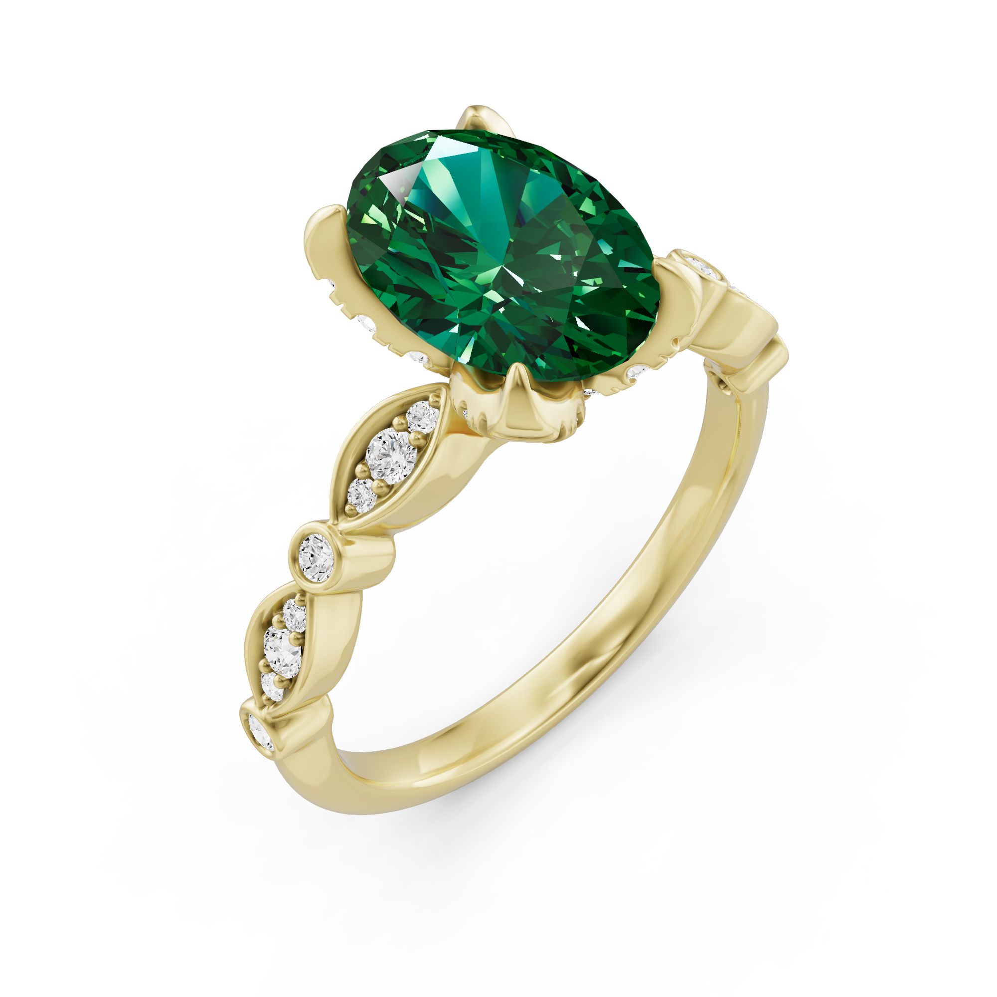 _roll_image@SKU:RG055-NCEO02000004Y #metal_14k-yellow-gold+origin_lab-created