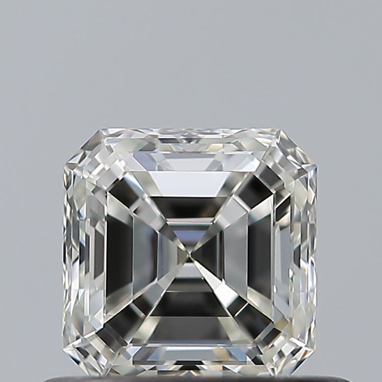 0.50 Carat Asscher Shaped Ideal Cut Vvs1 Gia Certified Natural Diamond